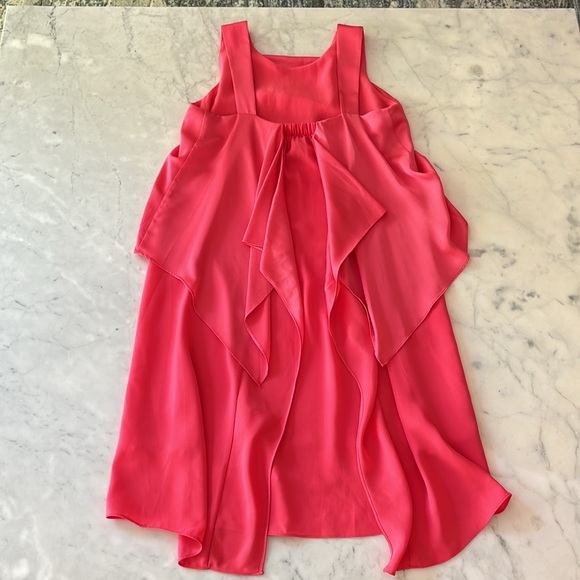 Kenneth Cole New York Pink Ruffle Mini Dress Size 2 - Picture 11 of 11